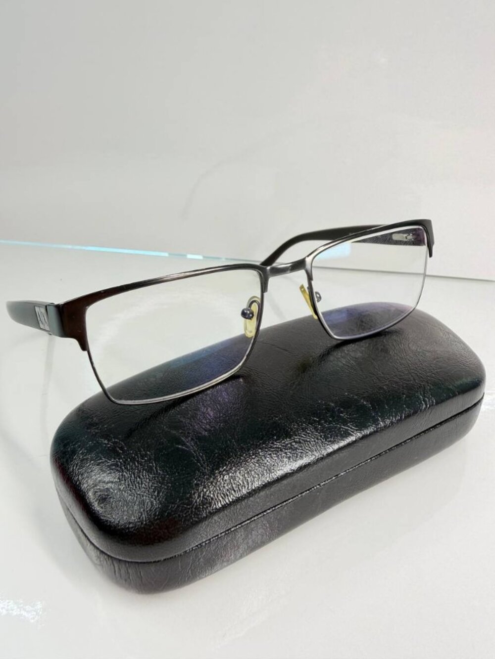 Armani Exchange AX1019 Prescription Eyeglasses Frames 54□17 – Black